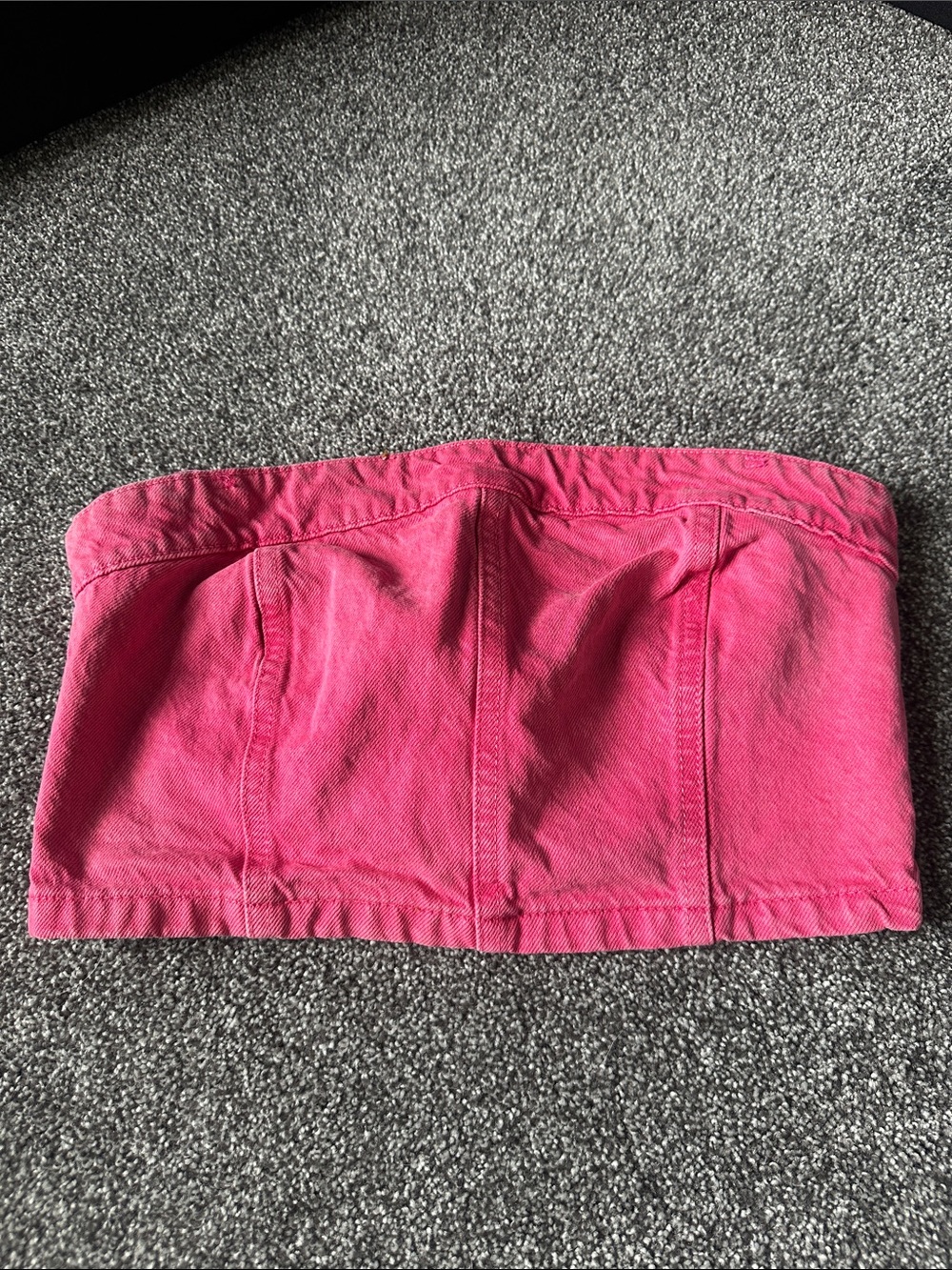 Zara Strapless Pink Tube Top